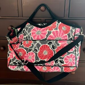 Vintage Vera Bradley travel bag with adjustable strap